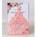 2020 Invitation Card Wedding Card Design Laser Cut Beautiful Girl Pink Card